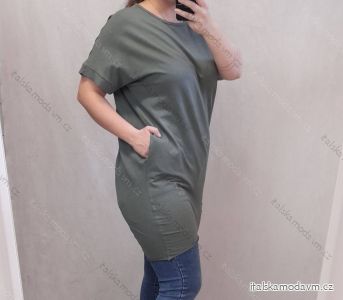 Šaty oversize krátky rukáv dámske nadrozmer (2XL/3XL ONE SIZE) TALIANSKA MóDA IM722010