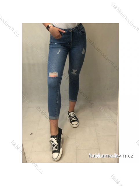 Rifle jeans dámske (36-46) BS jeans S5946/DR 40 <p>modrá</p>