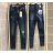 Nohavice rifle jeans dlhé push up dámske (XS-XL) M.SARA MA620S3977G-2/DR S modrá