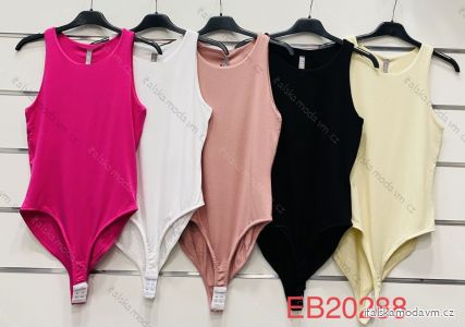 Body letné na ramienka dámske (S / M ONE SIZE) TALIANSKÁ MÓDA IMWK21EB20288