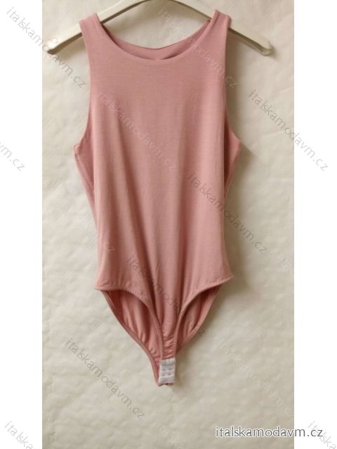 Body letné na ramienka dámske (S / M ONE SIZE) TALIANSKÁ MÓDA IMWK21EB20288 staroružová S / M