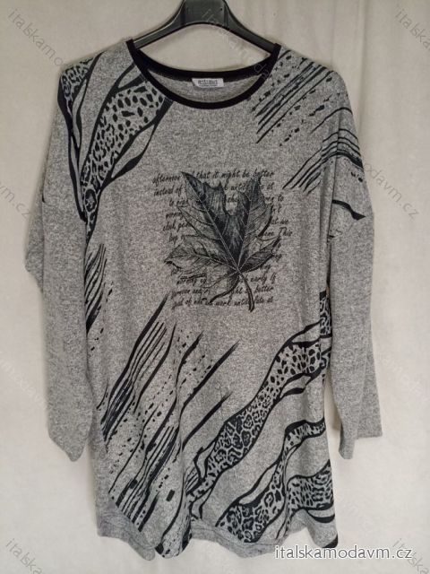 Tunika teplá dlhý rukáv dámska nadrozmer (4XL/5XL ONE SIZE)TURECKÁ MODA TME22005