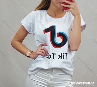 Tričko krátky rukáv tiktok dámske (uni s / m) TURECKÁ MODA IMT20139