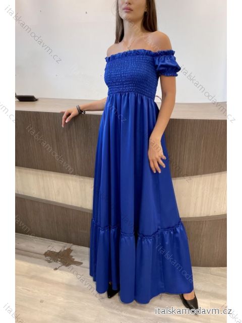 Šaty dlhé letné carmen dámske (S/M ONE SIZE) TALIANSKA MÓDA IMPDY22LS17467