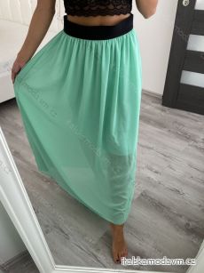 Sukňa dlhá šifónová dámska (S/M/L ONE SIZE) TALIANSKA MÓDA IM422787