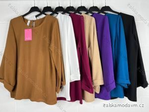 Tunika dlhý rukáv dámske (S/M ONE SIZE) TALIANSKA MÓDA IMPBB22S3544