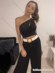 Tielko crop top bez rukávov dámske (S/M ONE SIZE) TALIANSKA MÓDA IMPBB22B10673/DR