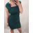 Šaty elegantní společenské dámske (XL-4XL) TALIANSKA MóDA IM922DRESSGREEN/DR 4XL zelená