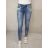 Rifle jeans dlhé dámske (XS-XL) Jewell LEXXURY MA522L8044/DR S modrá