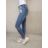 Rifle jeans dlhé dámske (XS-XL) Jewell LEXXURY MA522L8044/DR S modrá