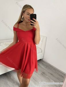 Šaty carmen dámske (S/M ONE SIZE) TALIANSKA MÓDA IM322350