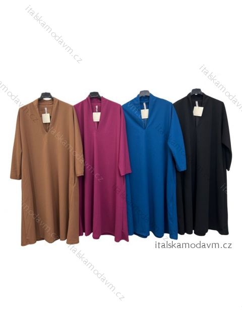 Šaty oversize dlhý rukáv dámske (S/M ONE SIZE) TALIANSKA MÓDA IMPLM22224240090