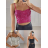 Top croptop trblietavý s flitrami na ramienka dámsky (S/M ONE SIZE) TALIANSKA MÓDA IMPBB22O5988