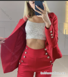 Top croptop elegantný trblietavý s flitrami na ramienka dámsky (S/M ONE SIZE) TALIANSKA MÓDA IMPBB22A58392