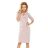 161-5 AGATA - dress with a collar - pastel pink
 NMC-161-5