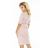 161-5 AGATA - dress with a collar - pastel pink
 NMC-161-5