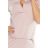 161-5 AGATA - dress with a collar - pastel pink
 NMC-161-5