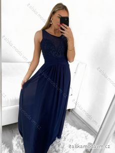 Šaty elegantné spoločenské na ramienka dámske (S/M ONE SIZE) TALIANSKA MÓDA IMPSH2380668