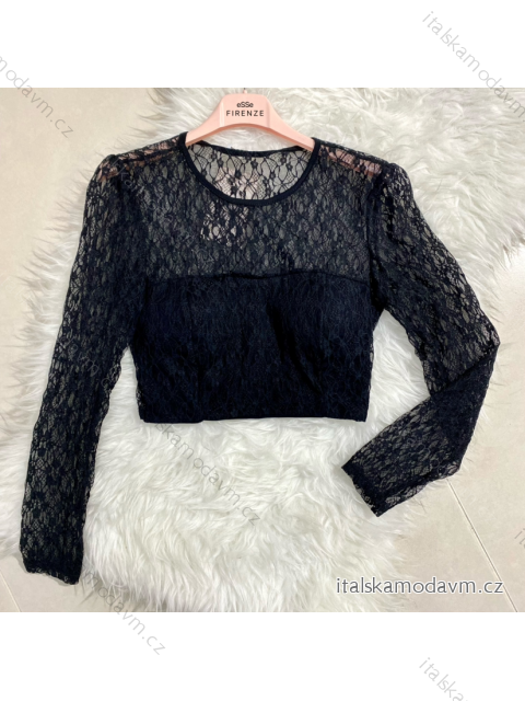 Top/croptop dlhý rukáv dámsky (S/M ONE SIZE) TALIANSKA MÓDA IMPLP2372663080