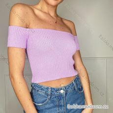 Top croptop krátky rukáv dámsky (S/M ONE SIZE) TALIANSKA MÓDA IMPBB2322184