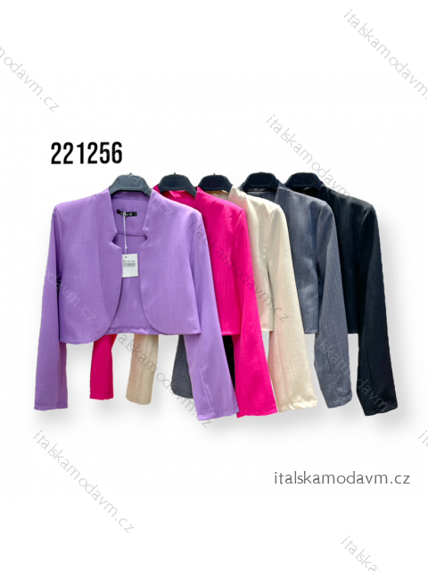 Bolerko dlhý rukáv dámska (S/M ONE SIZE) TALIANSKA MÓDA IMPHD23221256