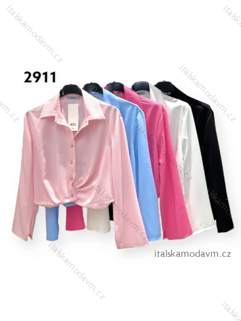 Košeľa dlhý rukáv dámska (S/M ONE SIZE) TALIANSKA MÓDA IMPHD232911-1