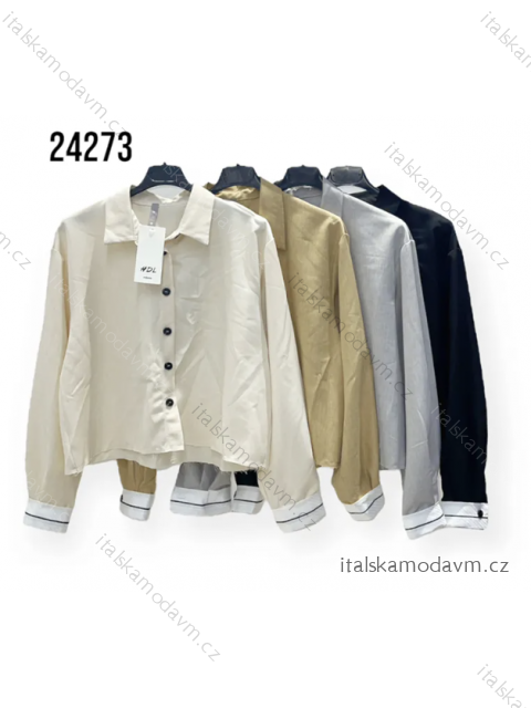 Košeľa dlhý rukáv dámska (S/M ONE SIZE) TALIANSKA MÓDA IMPHD2324273