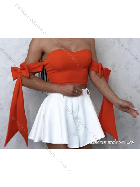 Crop top carmen dámsky (S/M ONE SIZE) TALIANSKA MÓDA IMPCF236270