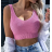 Top croptop na ramienka dámsky (S/M ONE SIZE) TALIANSKA MÓDA IMPGM238729