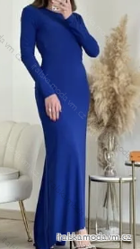 Šaty dlhé elegantný dlhý rukáv dámske (S/M ONE SIZE) TALIANSKA MÓDA IMPLP2361230105