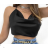 Top croptop na ramienka dámsky (S/M ONE SIZE) TALIANSKA MÓDA IMPLP2333720038