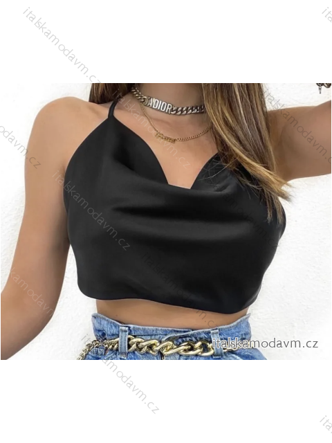 Top croptop na ramienka dámsky (S/M ONE SIZE) TALIANSKA MÓDA IMPLP2333720038