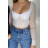 Top croptop dlhý rukáv dámsky (S/M ONE SIZE) TALIANSKA MÓDA IMPMD2314893