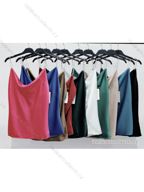 Tílko na ramínka dámské (S/M ONE SIZE) ITALSKÁ MÓDA IMPMD23307a