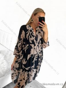 Šaty letné oversize dlhý rukáv dámske (S/M ONE SIZE) TALIANSKA MÓDA IMPES239554-1