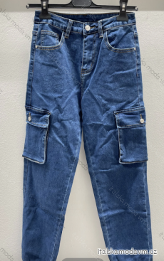 Nohavice rifle jeans dlhé dámske (S/M ONE SIZE) TALIANSKA MÓDA IMPDY23LMDY0116