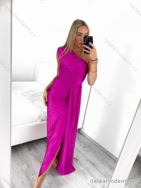 Šaty letné dlhé elegantné bez rukávov dámske (S/M ONE SIZE) TALIANSKA MÓDA IMPGM232681