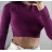 Croptop dlhý rukáv dámsky (S/M ONE SIZE) TALIANSKA MÓDA IMPBB23Z5141