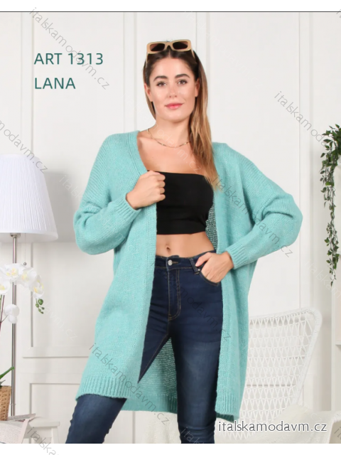 Cardigan pletený dlhý rukáv dámska (S/M ONE SIZE) TALIANSKA MÓDA IMPSH231313