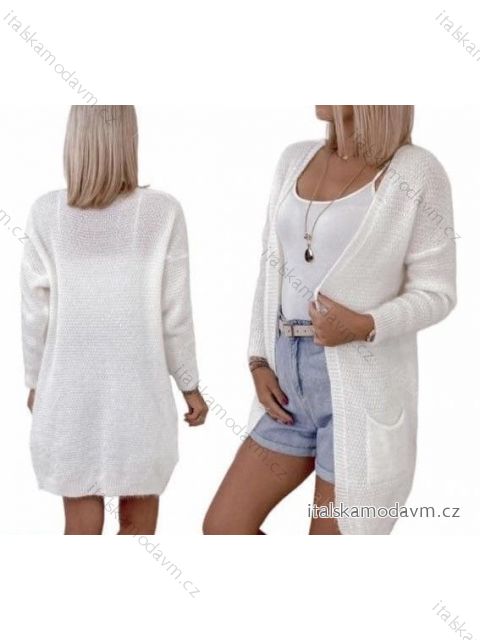 Cardigan dlhý rukáv dámsky (S/M ONE SIZE) TALIANSKA MÓDA IMWKK233153