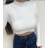 Croptop dlhý rukáv dámsky (S/M ONE SIZE) TALIANSKA MÓDA IMPBB23Z5276