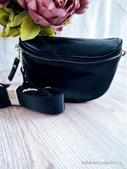 Kabelka přes rameno crossbody dámská (ONE SIZE) ITALSKÁ MÓDA IM2620TO-2-1/DU ONE SIZE čierna