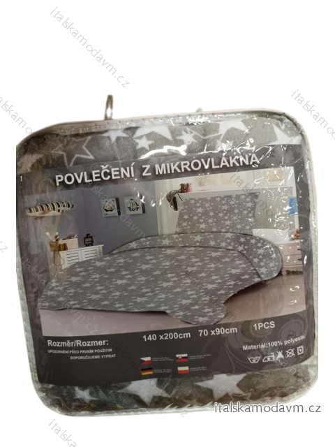 Souprava Obliečky 1 + 1 (140cmx200cm, 70cmx90cm) BYTOVÝ TEXTIL AMZF23STAR