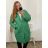 Bunda kabát prešívaný oversize dlhý rukáv dámska nadrozmer (2XL/3XL ONE SIZE) TALIANSKA MÓDA IMWCT233519