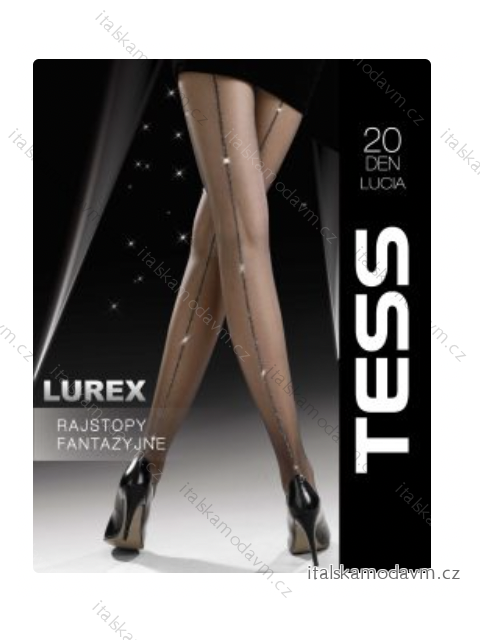 Pančuchy dámske LUREX 20DEN (158-180) TESS TES23LUCIA Čierna 3