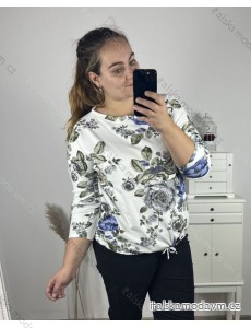 Tunika dlhý rukáv dámska nadrozmer (3XL/4XL ONE SIZE) TALIANSKA MóDA IM423AIDA