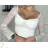 Top croptop dlhý rukáv dámsky (S/M ONE SIZE) TALIANSKA MÓDA IMPBB24C32063