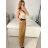 Kalhoty dlouhé oversize elegantní s páskem dámské (S/M/L ONE SIZE) ITALSKá MODA IM3244008/DU -   Černá -   M/L