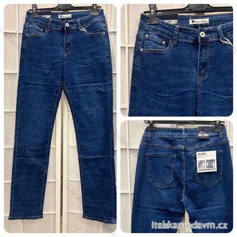 Rifle jeans dlhé dámske (30-38) MISS CURRY MA124MD7035-1 modrá 36