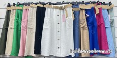 Sukňa dlhá s opaskom dámska (S/M/L ONE SIZE) TALIANSKA MÓDA IMWCP24145